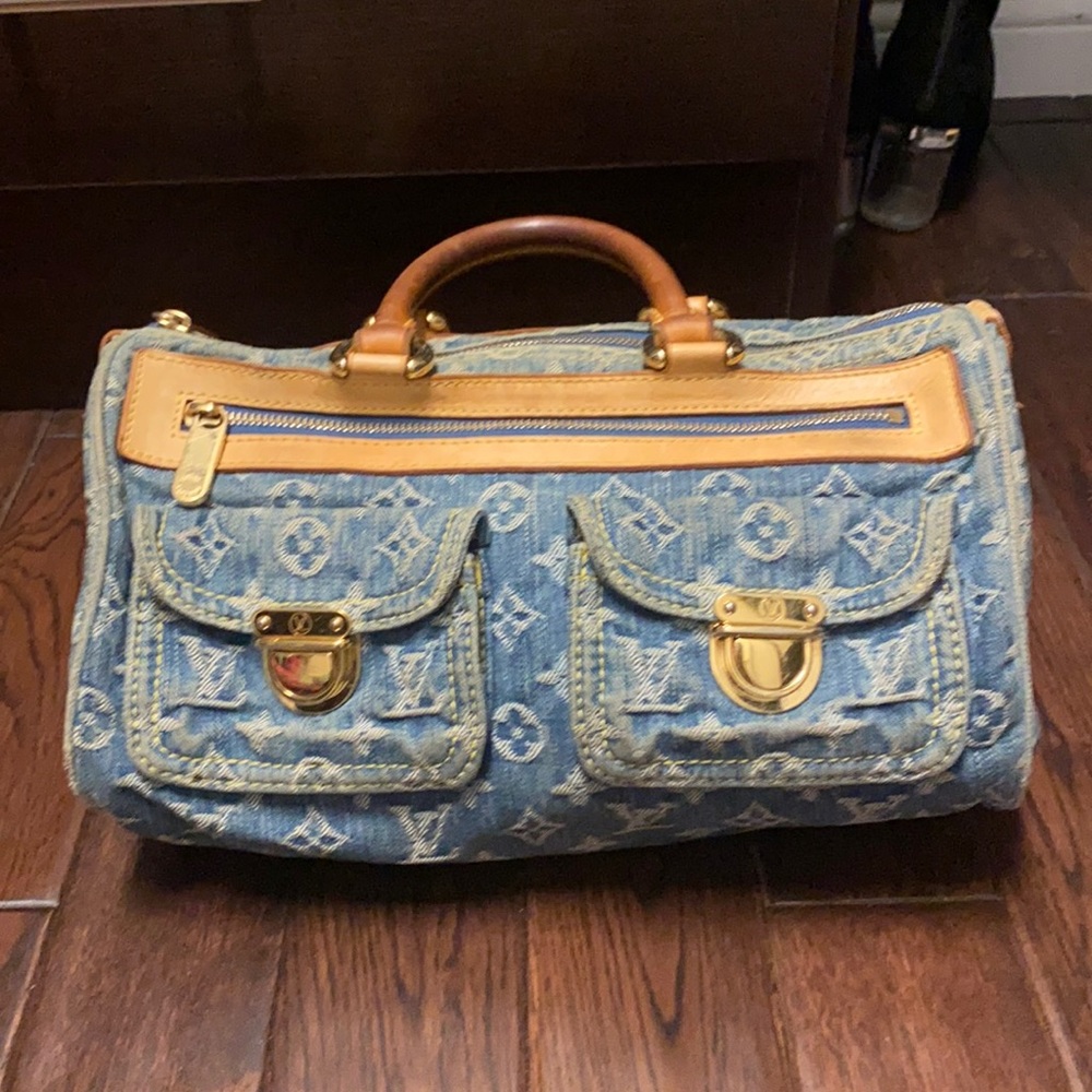 Louis Vuitton monogram denim neo speedy
